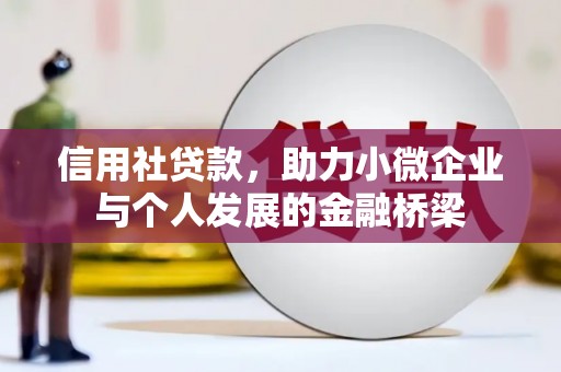 太保信用社贷款，助力小微企业与个人发展的金融桥梁
