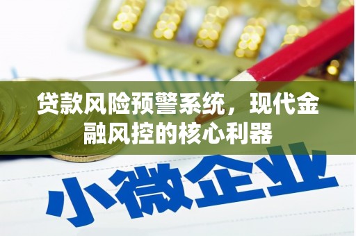 太保贷款风险预警系统，现代金融风控的核心利器