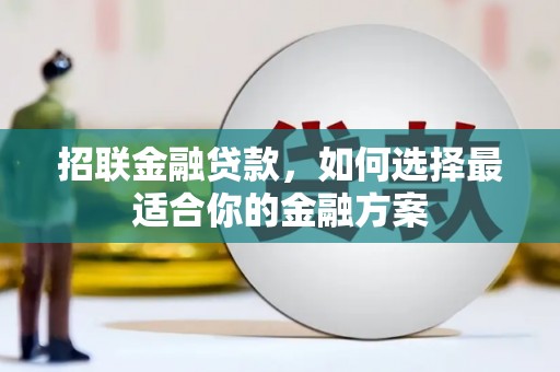 太保招联金融贷款，如何选择最适合你的金融方案