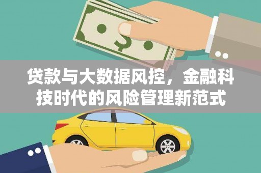 太保贷款与大数据风控，金融科技时代的风险管理新范式