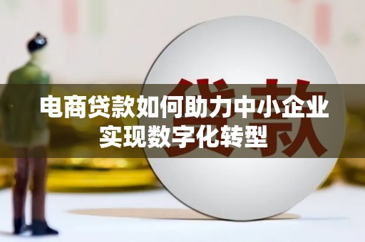 太保电商贷款如何助力中小企业实现数字化转型