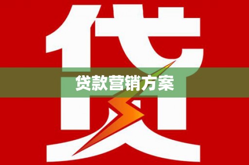 太保贷款营销方案