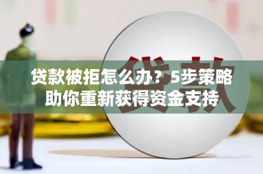 太保贷款被拒怎么办？5步策略助你重新获得资金支持