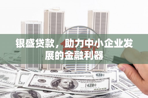 太保银盛贷款，助力中小企业发展的金融利器