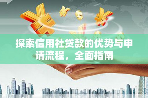 太保探索信用社贷款的优势与申请流程，全面指南