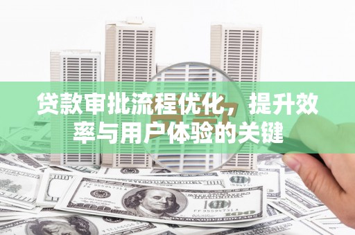 太保贷款审批流程优化，提升效率与用户体验的关键