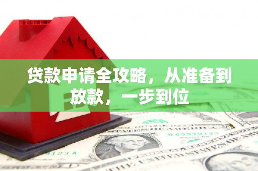 太保贷款申请全攻略，从准备到放款，一步到位