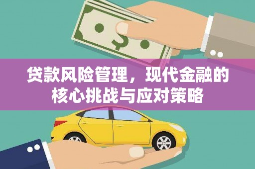 太保贷款风险管理，现代金融的核心挑战与应对策略