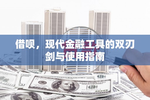 太保借呗，现代金融工具的双刃剑与使用指南