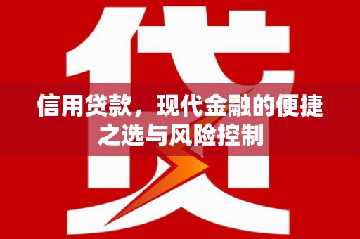 太保信用贷款，现代金融的便捷之选与风险控制