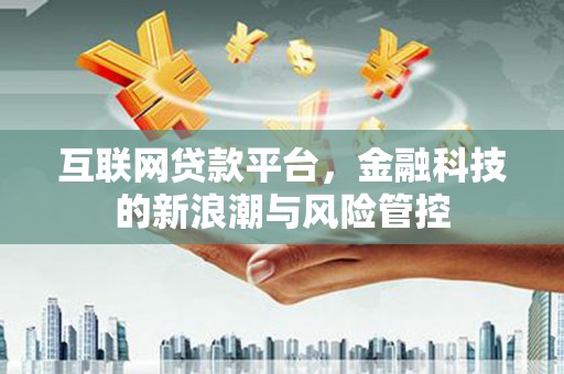 太保互联网贷款平台，金融科技的新浪潮与风险管控