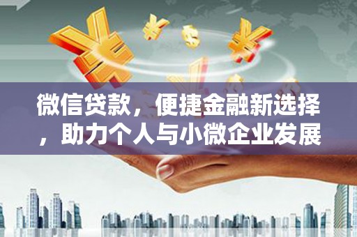 太保微信贷款，便捷金融新选择，助力个人与小微企业发展