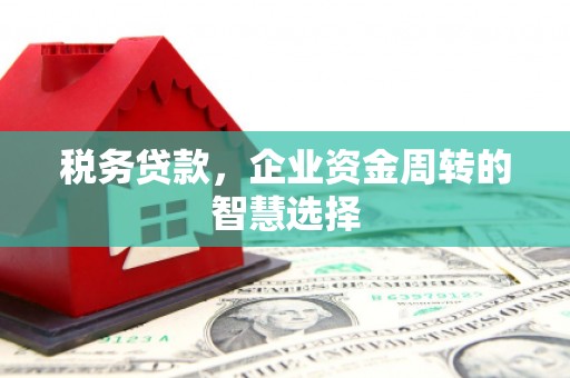 太保税务贷款，企业资金周转的智慧选择