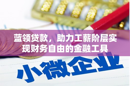 太保蓝领贷款，助力工薪阶层实现财务自由的金融工具