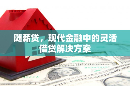 太保随薪贷，现代金融中的灵活借贷解决方案