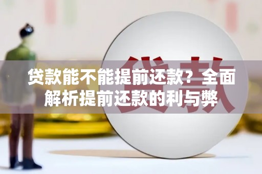 太保贷款能不能提前还款？全面解析提前还款的利与弊