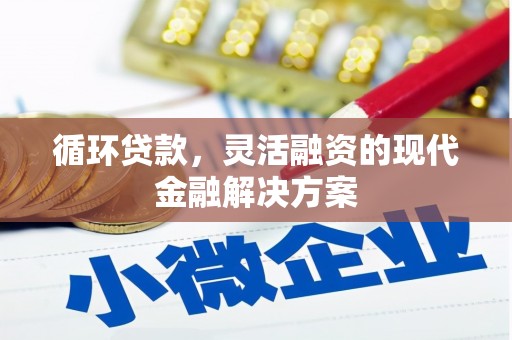 太保循环贷款，灵活融资的现代金融解决方案