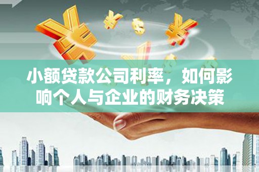 太保小额贷款公司利率，如何影响个人与企业的财务决策