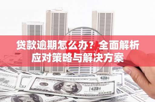 太保贷款逾期怎么办？全面解析应对策略与解决方案
