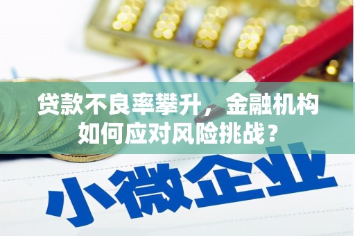 太保贷款不良率攀升，金融机构如何应对风险挑战？