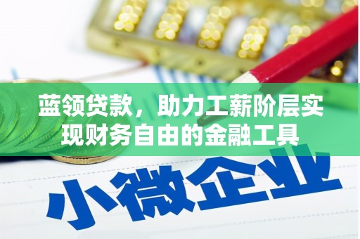 太保蓝领贷款，助力工薪阶层实现财务自由的金融工具