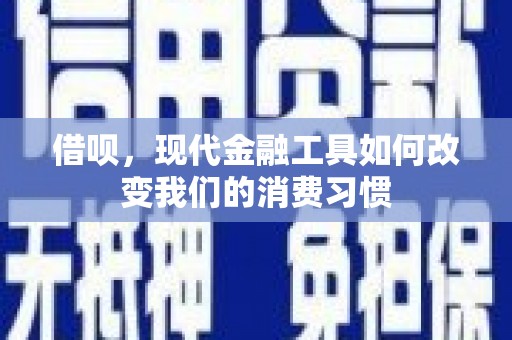 太保借呗，现代金融工具如何改变我们的消费习惯