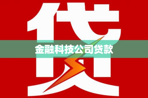 太保金融科技公司贷款