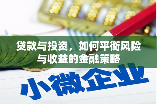 太保贷款与投资，如何平衡风险与收益的金融策略