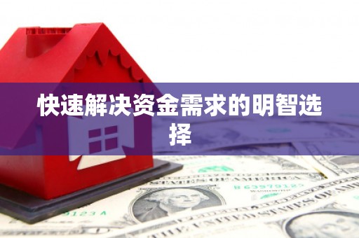 太保快速解决资金需求的明智选择