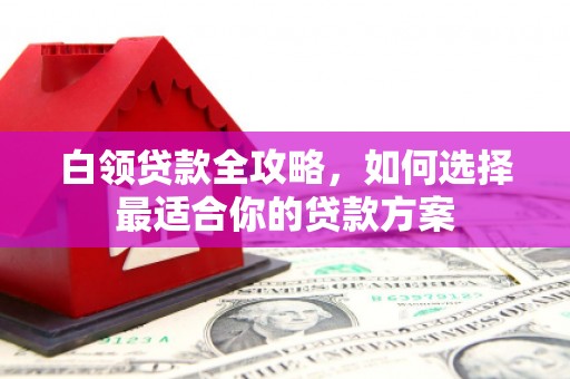 太保白领贷款全攻略，如何选择最适合你的贷款方案
