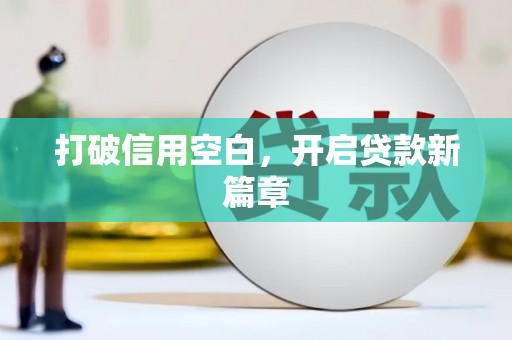 太保打破信用空白，开启贷款新篇章